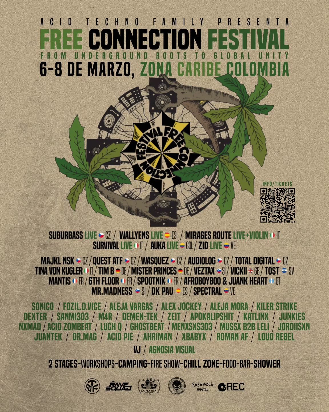 Flyer de Free Connection Festival 2026